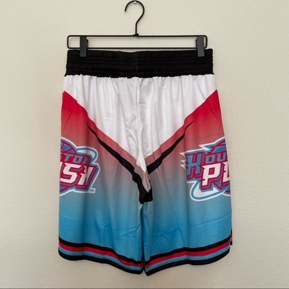 NWT Houston push branded basketball shorts sz.L white version - Picture 3 of 3